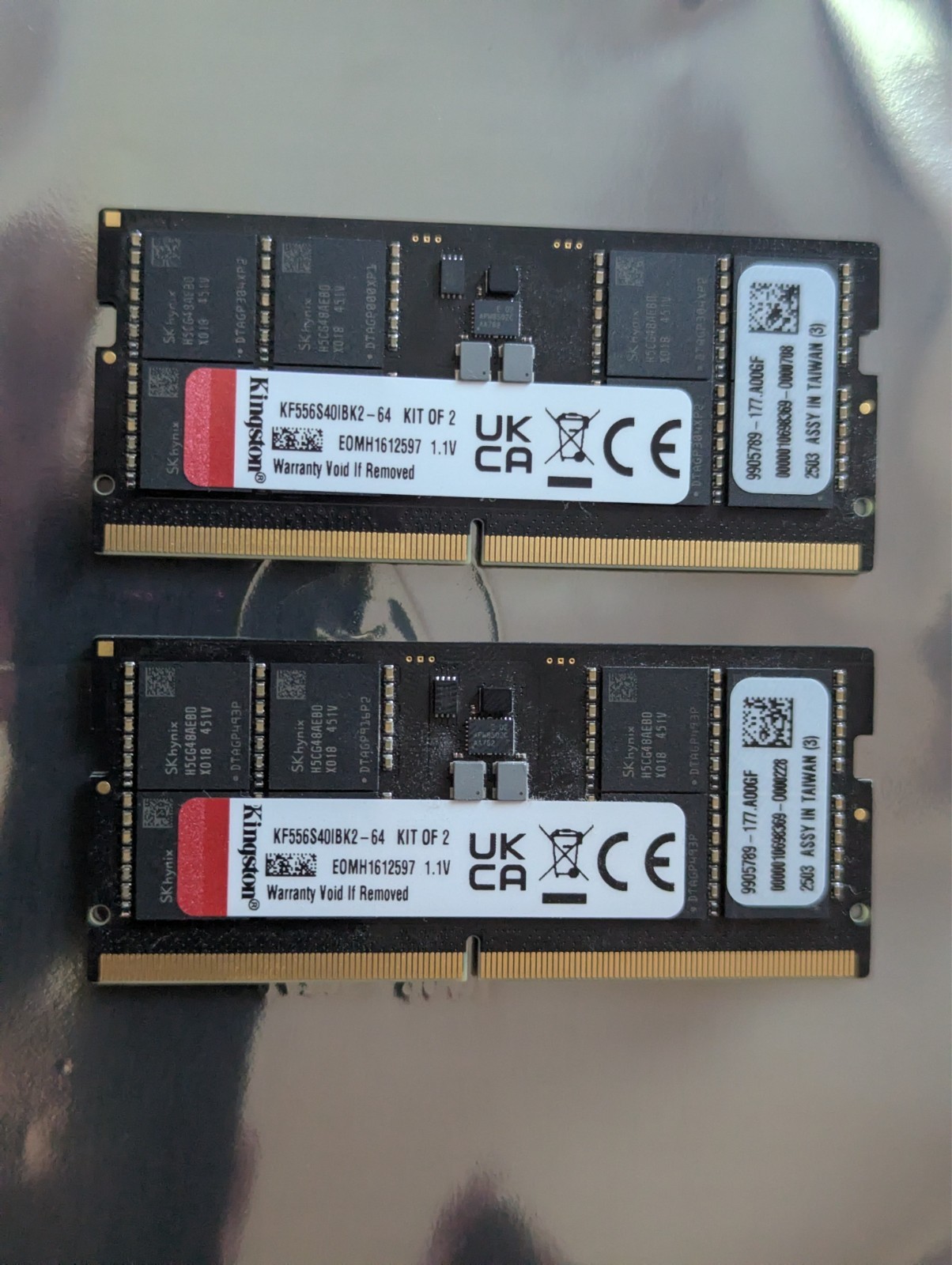 Kingston FURY Impact 64GB (2x32GB) 5600MT/s DDR5 laptop SO-Dimm KF556S40IBK2-64