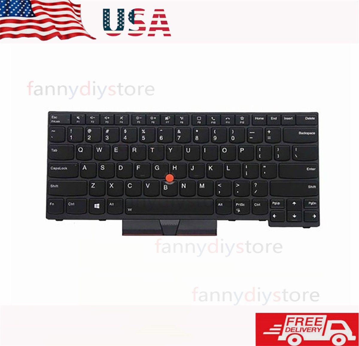 For Lenovo ThinkPad T14 & P14s (Gen 1) Backlit Keyboard – USK Model 5N20V43760