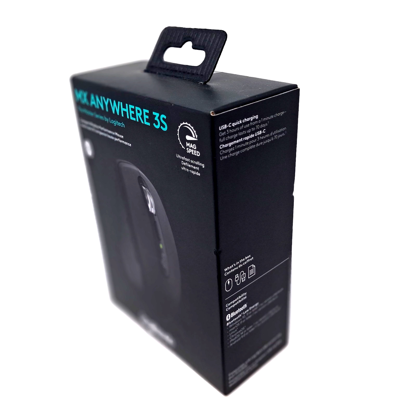 Logitech MX Anywhere 3S Wireless Mouse Mag speed – Black