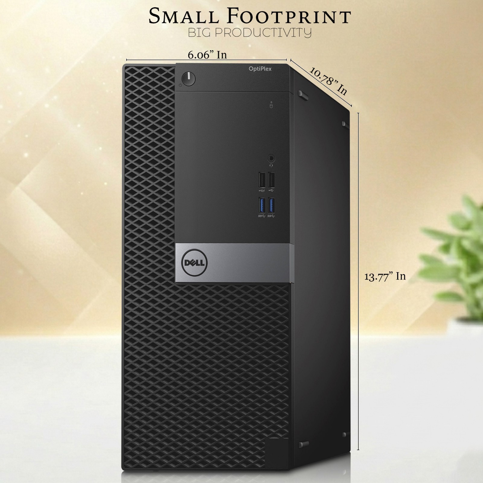 Dell 5040 MT Desktop PC Intel i5-6th 8GB RAM 512GB SSD Built-in Wi-Fi Windows 11