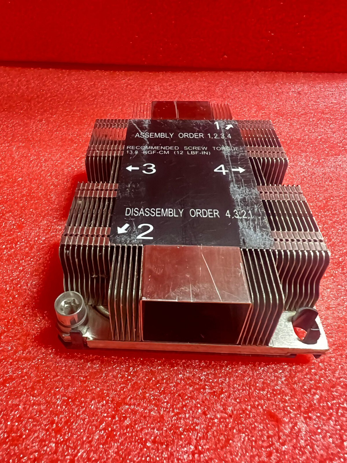 Supermicro SNK-P0067PS LGA3647-0 1U X11 Scalable Passive CPU Heatsink Narrow ILM