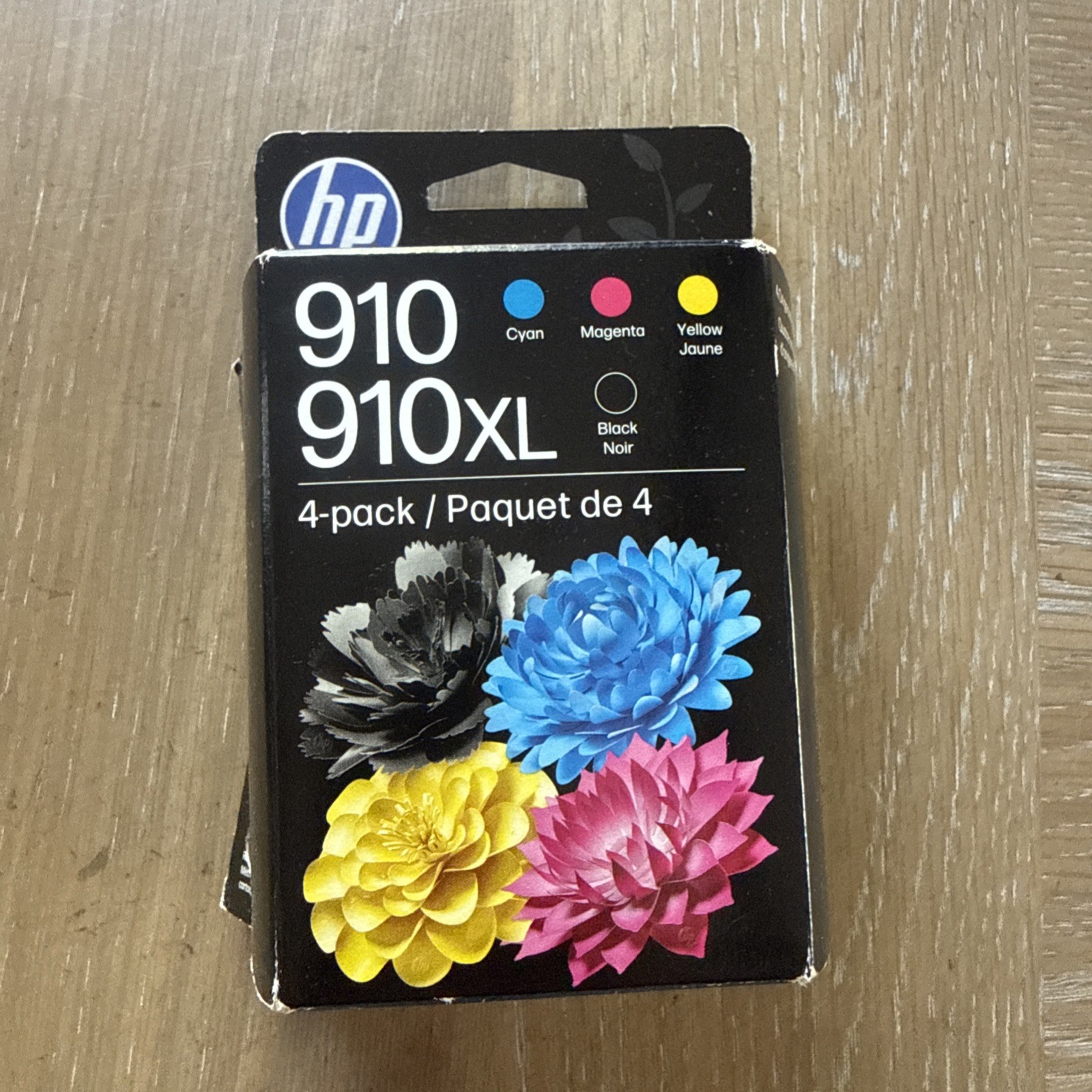 HP 910XL 910 Ink Cartridges 4-Pack Black Cyan Magenta Yellow