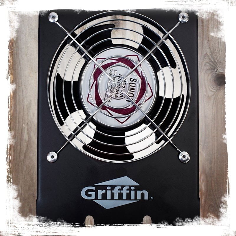 GRIFFIN 2x Rack Mount Fan Cool System Panels | Audio Equipment Gear Network IT