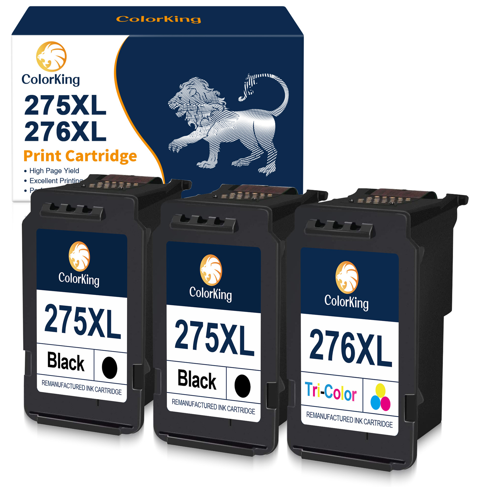 PG-275XL CL-276XL Ink Cartridge replacement for Canon PIXMA TR4700 TR4720 TR4722