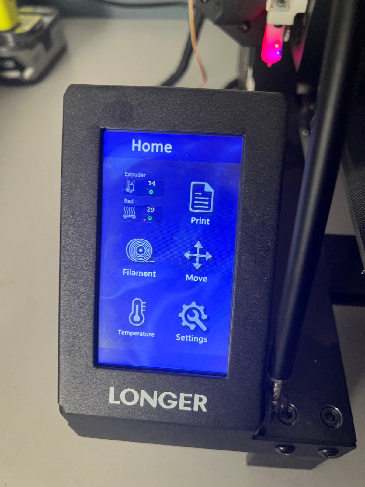 Longer Upgraded LK5 Pro 3D Printer 300x300x400mm Large Size Touchscreen (USED)