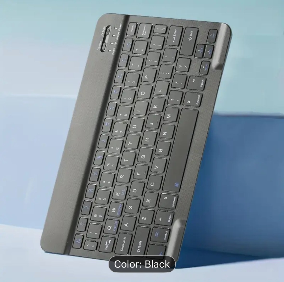 Slim Portable Wireless Keyboard Rechargeable Bluetooth for Tablet Phone Laptop