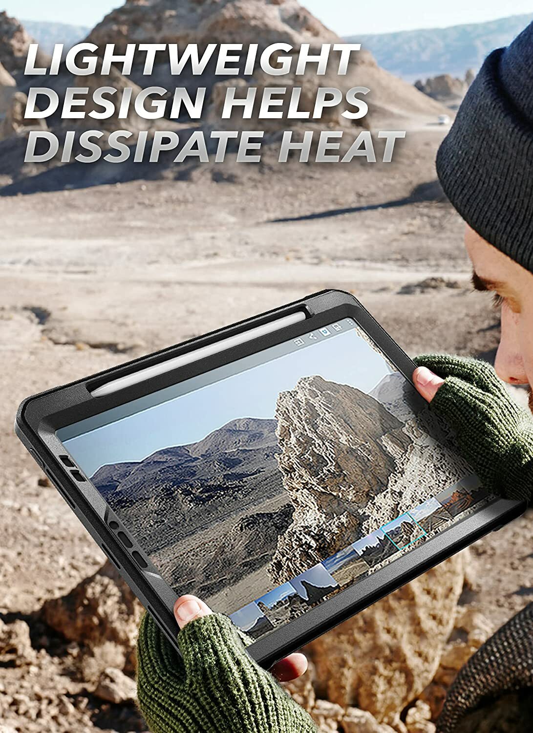 SUPCASE for Apple iPadPro 12.9″ 2022/21/20 Case Screen Cover Support PenCharging