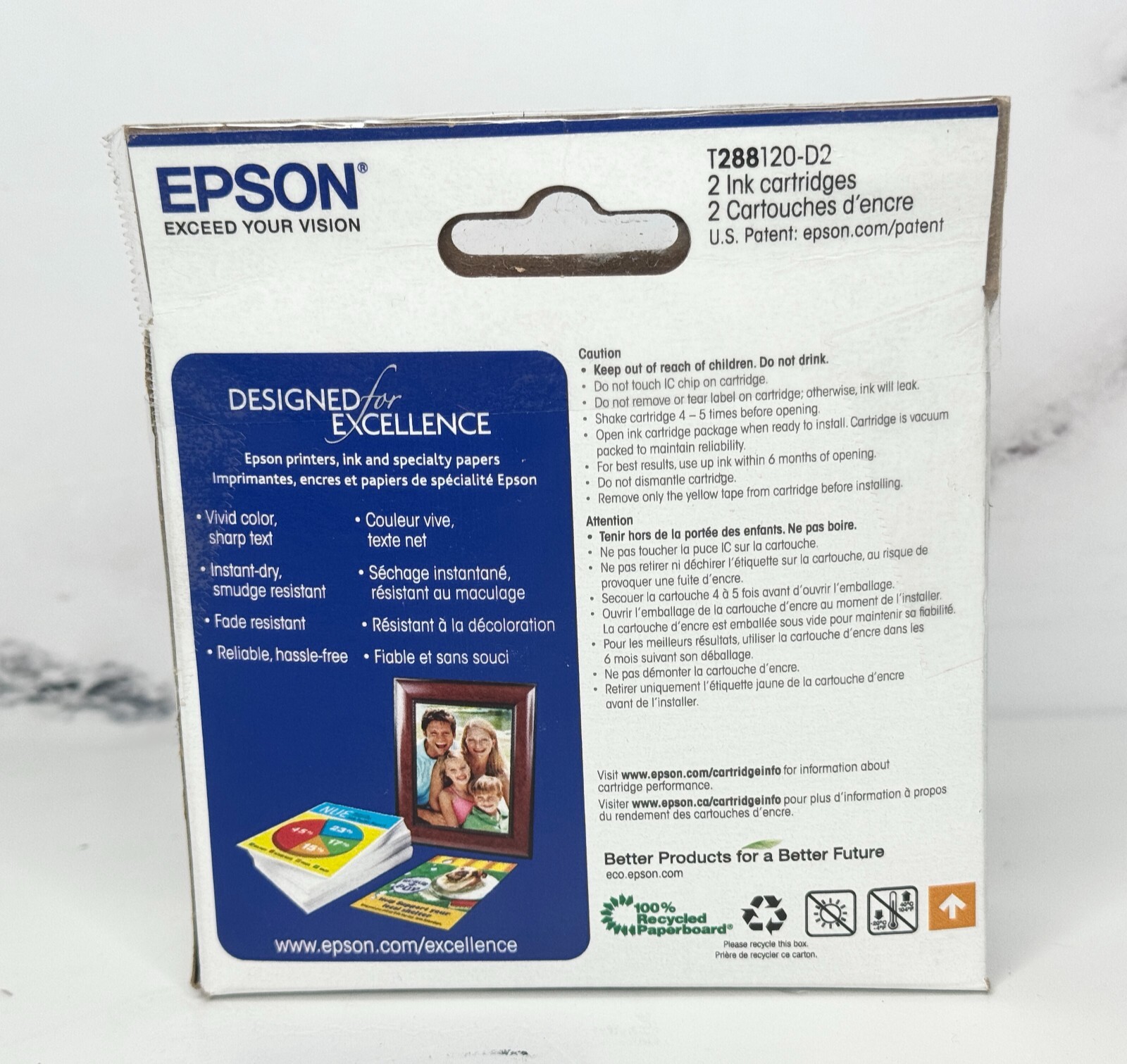 New/Sealed EPSON 288 INK (2 Black / 1 Yellow) | Expires 08/2027