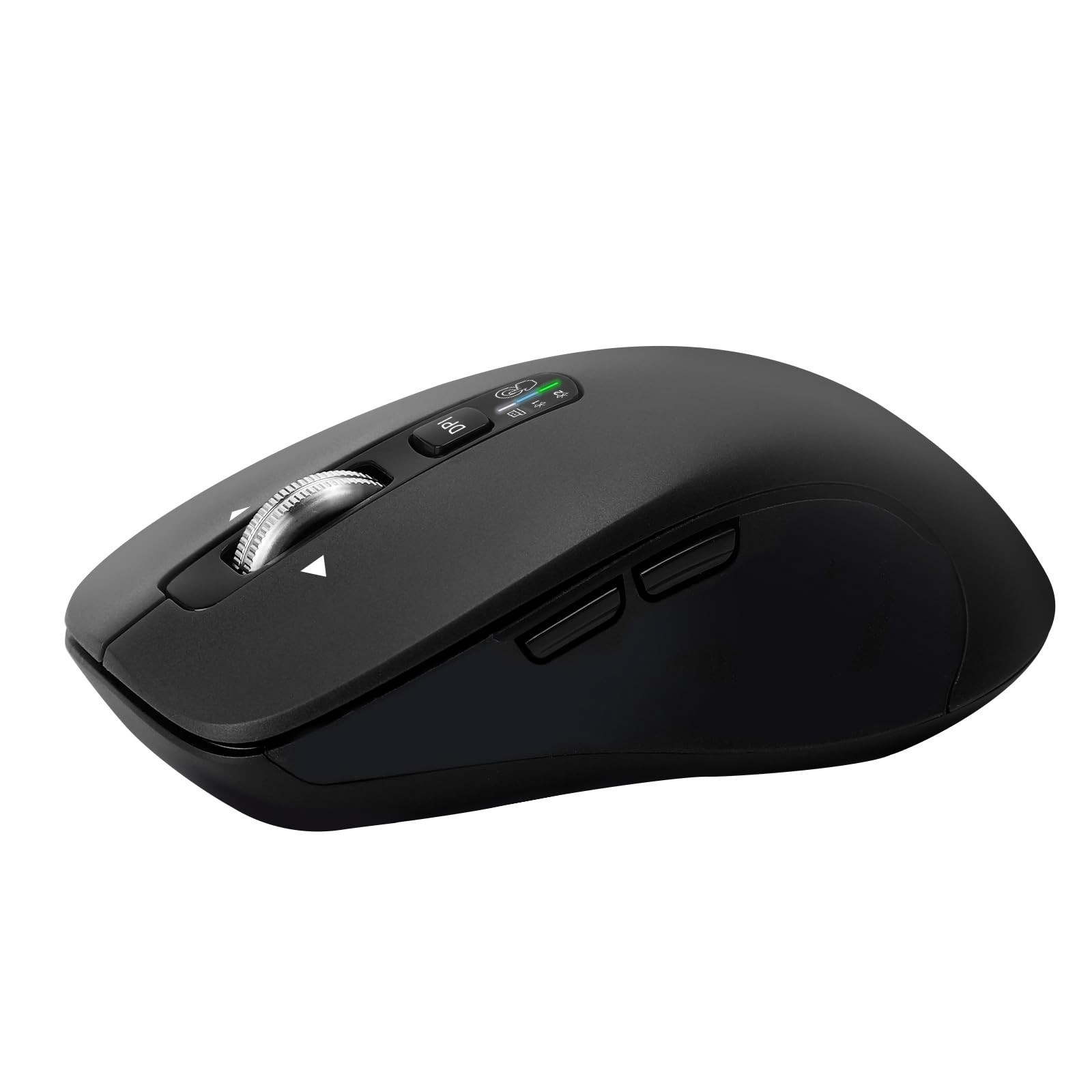 CITLLA Wireless Bluetooth Mouse. (USB + BT1 + BT2), Full Size, 4-Way Scrolling