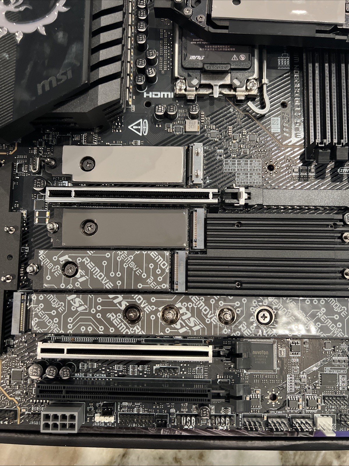 MSI MPG Z890 Carbon WiFi LGA 1851 Used