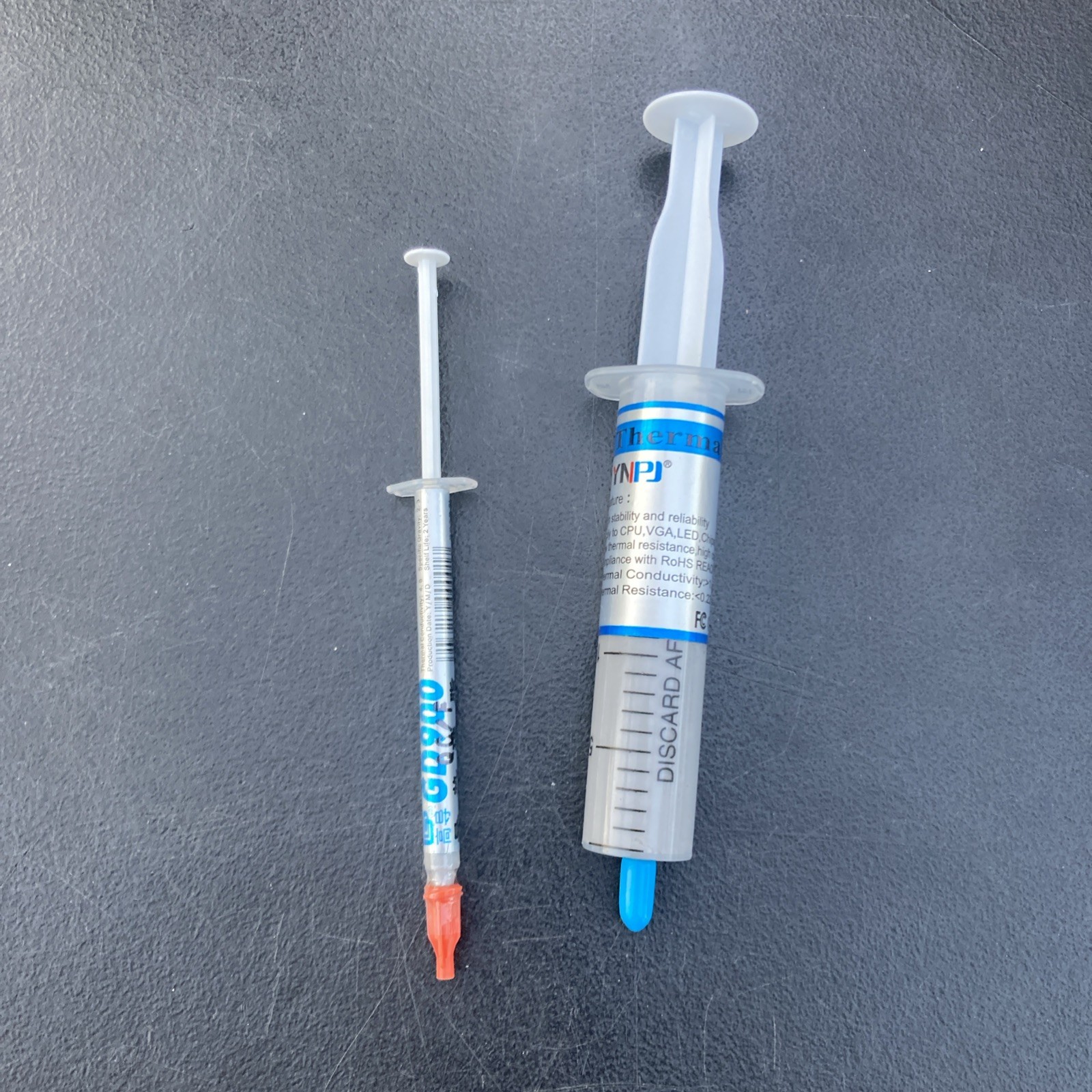 Thermal Paste Set 1g + 35g Silver CPU GPU Heatsink Compound Syringe