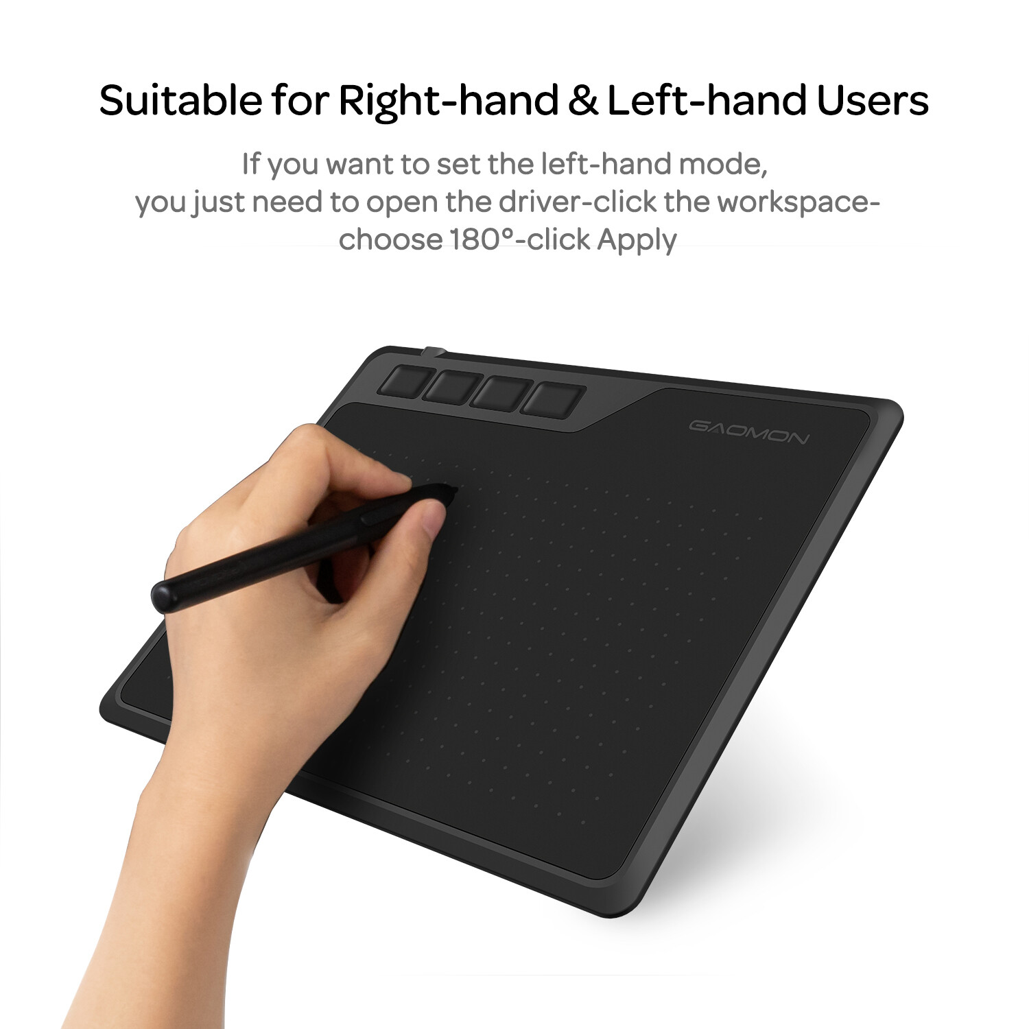 Graphics Drawing Tablet Osu! Signature 8192 Pen 4 Express Key GAOMON S620 6.5 in