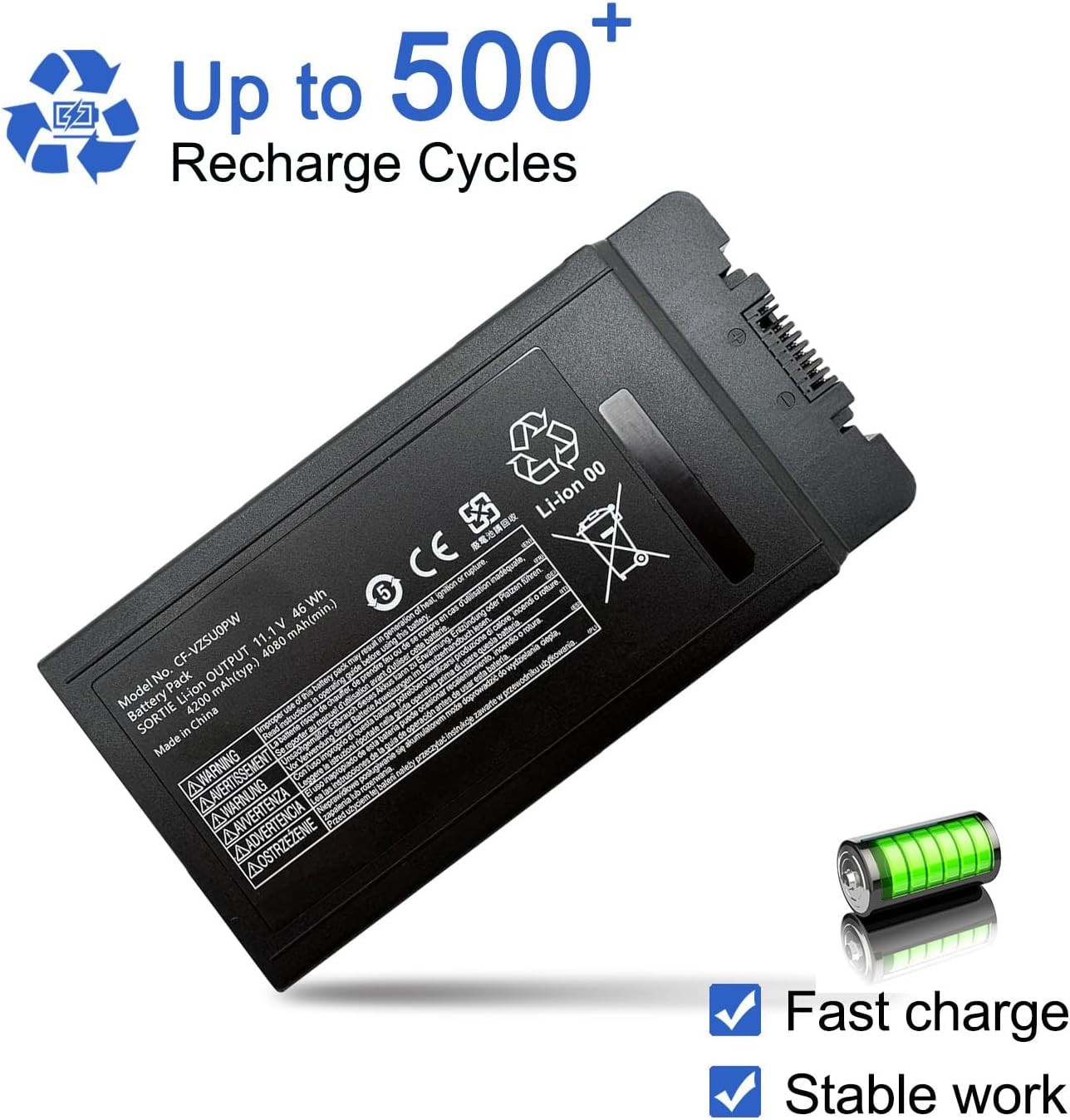 CF-VZSU0PR CF-VZSU0PW CF-VZSU0GW Laptop Battery For Panasonic CF-54 Toughbook