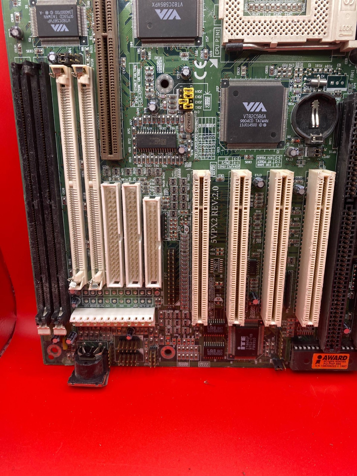 Via 5VPX2 Rev 2.0 Socket 7 Motherboard SKU 1614