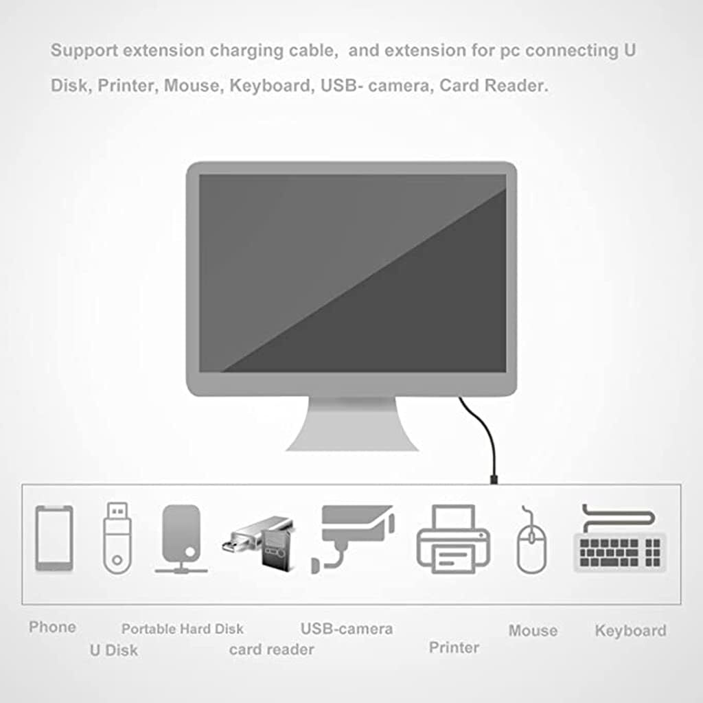 3FT 5FT 10FT 15FT 30FT USB 2.0 Male to Female Extension Extender Cable Cord US