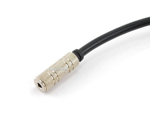 6ft High Quality 3.5mm Stereo Male/Female Audio Extension Cable, AV-206E