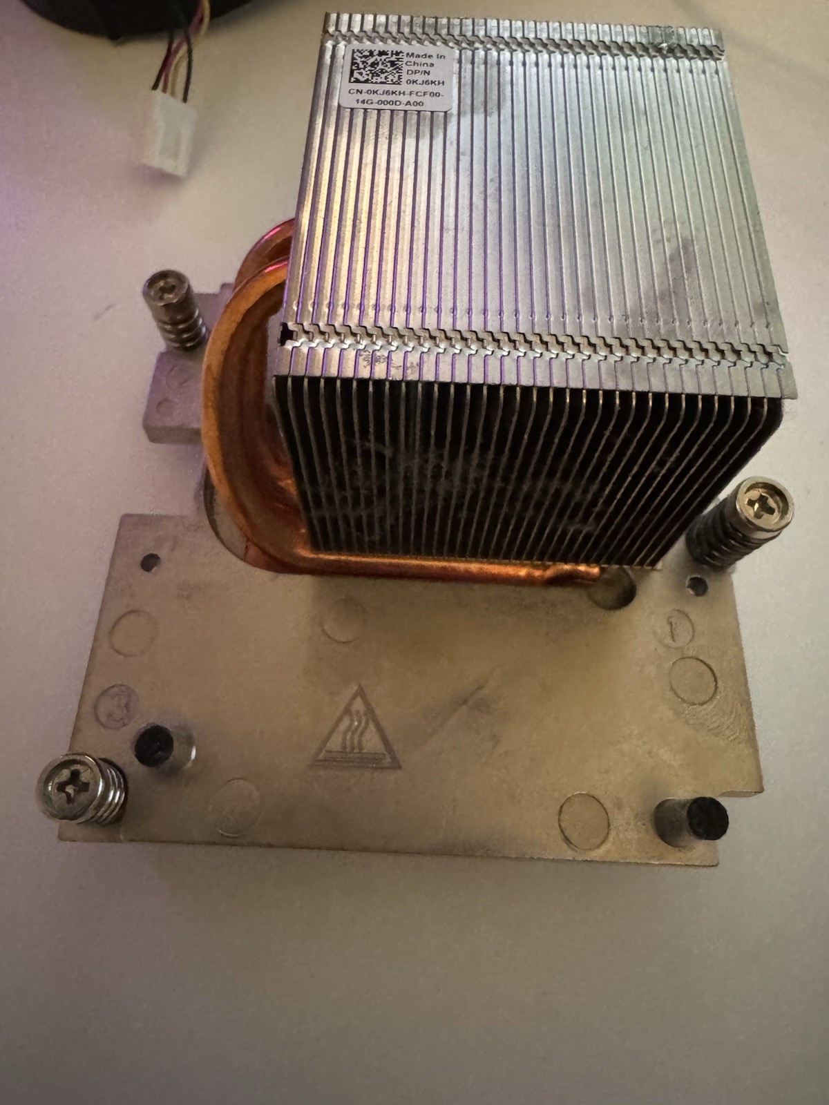 Dell Precision T3240 80W Desktop Blower With Heatsink KJ6KH FKGPC