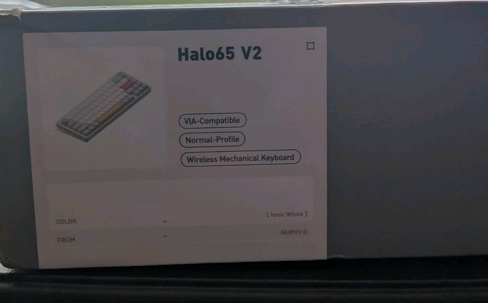 Nuphy Halo65 Magnetic Switch Gaming Keyboard Lemon Switches