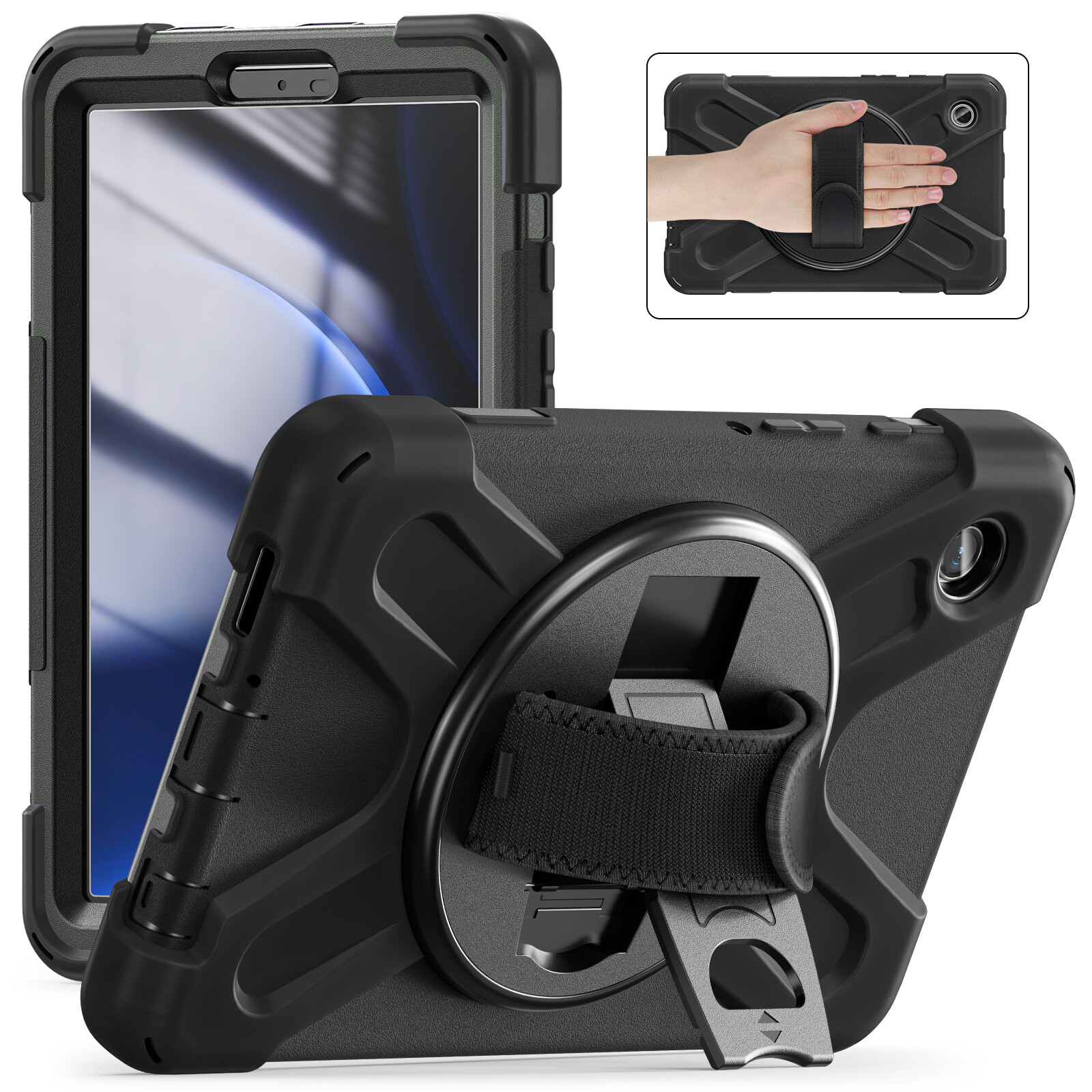 Case for Samsung Galaxy Tab A9 A9 S9 S9 S9 FE Plus Screen Protector Strap Cover
