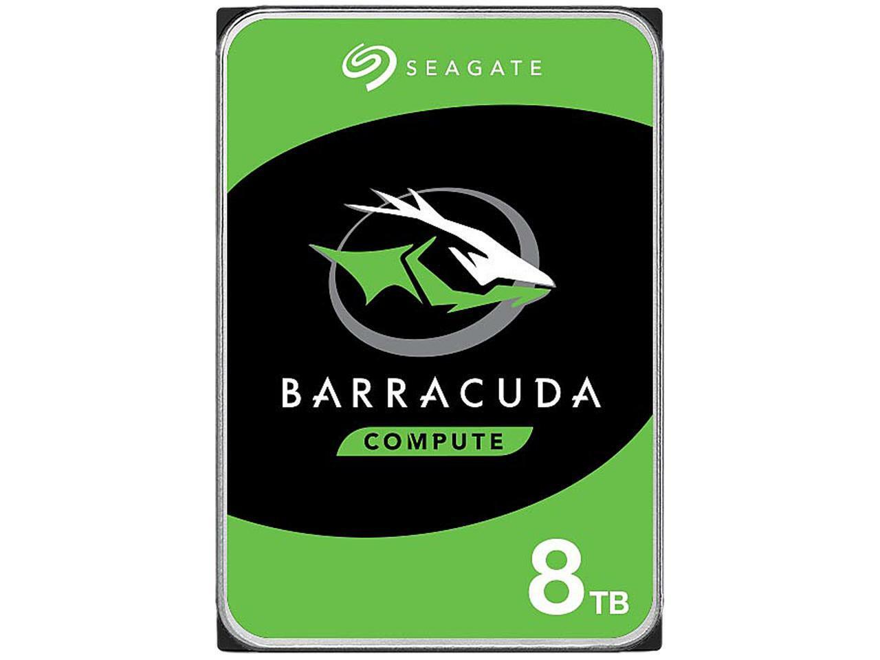 Seagate BarraCuda 8TB 5400 RPM 256MB Cache SATA 6.0Gb/s 3.5″ Internal Hard Drive