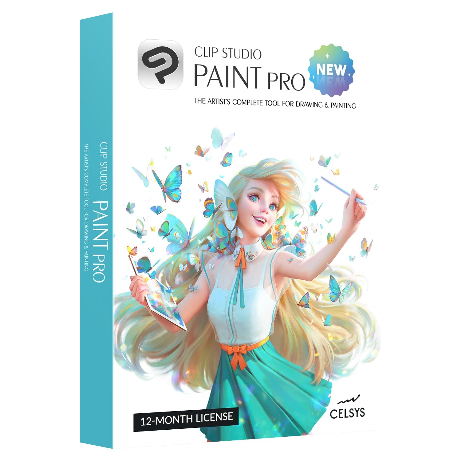 CLIP STUDIO PAINT PRO – New | 12 Months License | 1 Device | for PC, macOS, i…