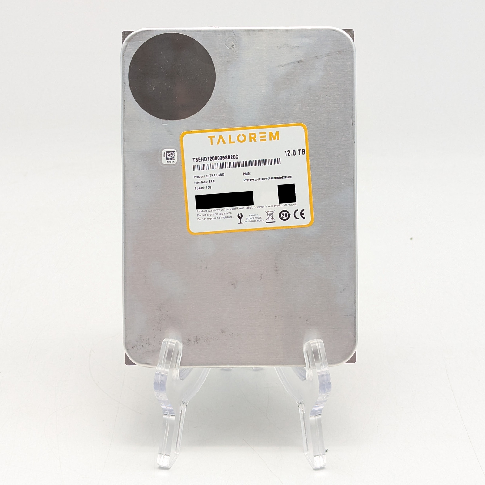 Talorem 12TB SAS HDD 3.5″ Internal Desktop Drive (T8EHD12000358820C) RFB OB