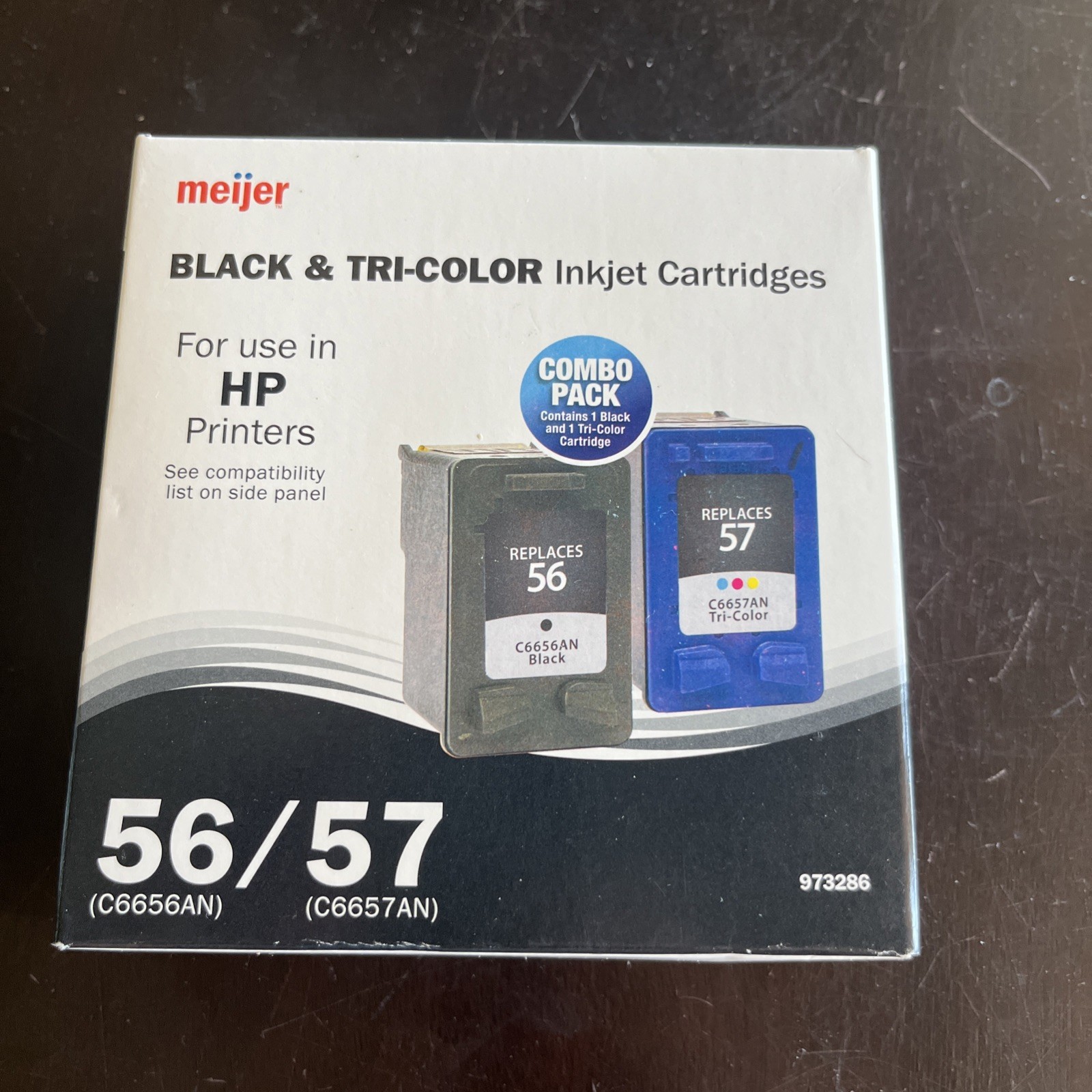 Black Color Ink for HP 56 and HP 57 Cartridges 56 and 57