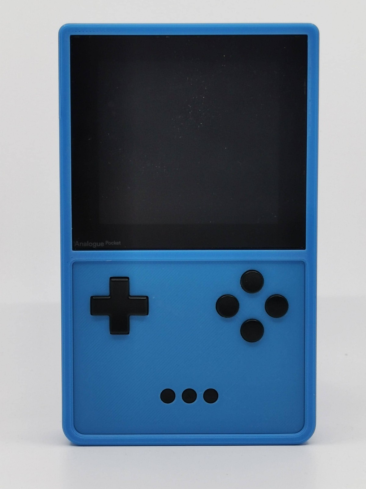 Rubber coated hard cover / case / shell for the Analogue® Pocket® handheld (wit