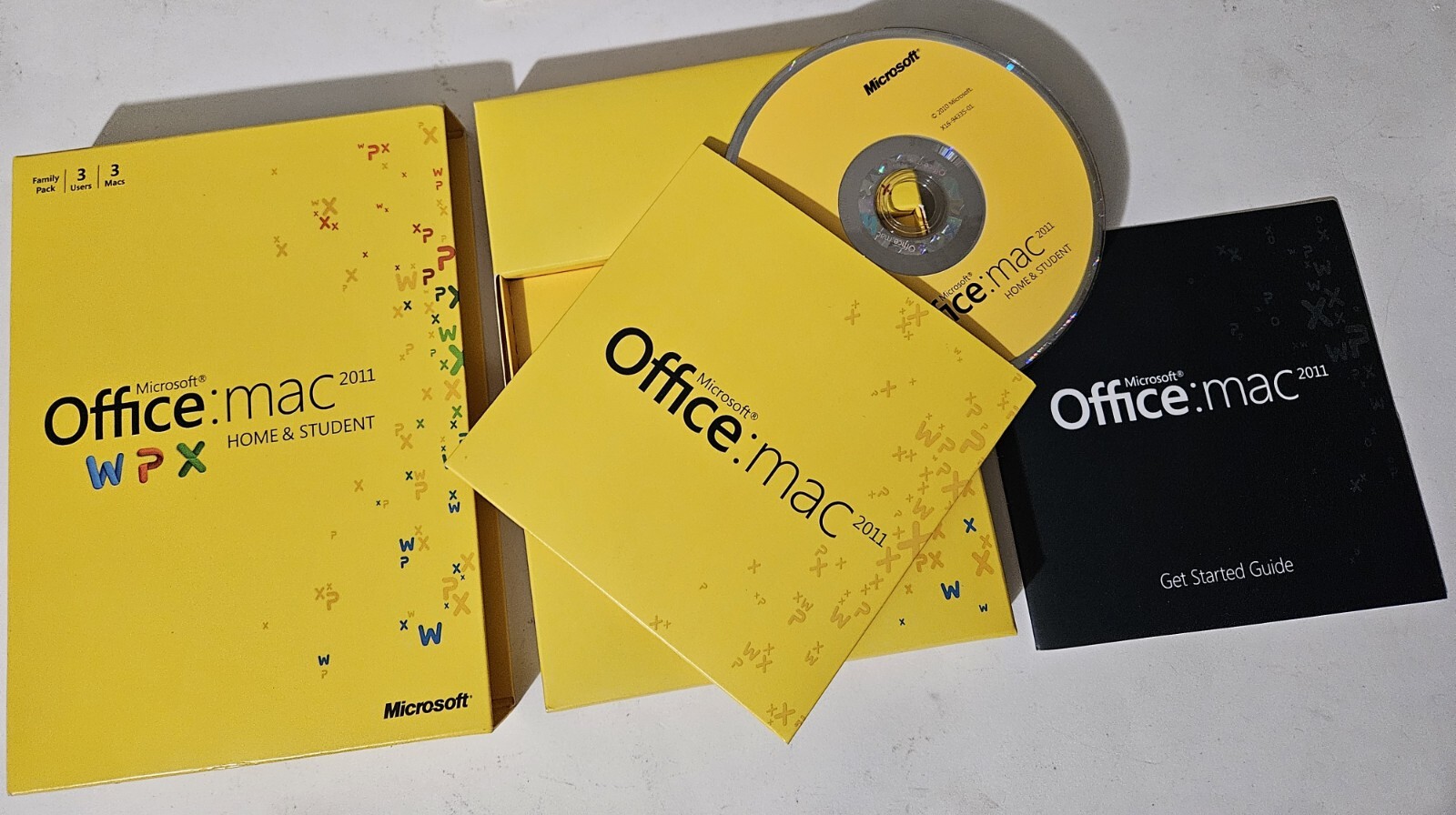 USED – Microsoft Office for Mac Home and Student 2011 (3 Computer/s)