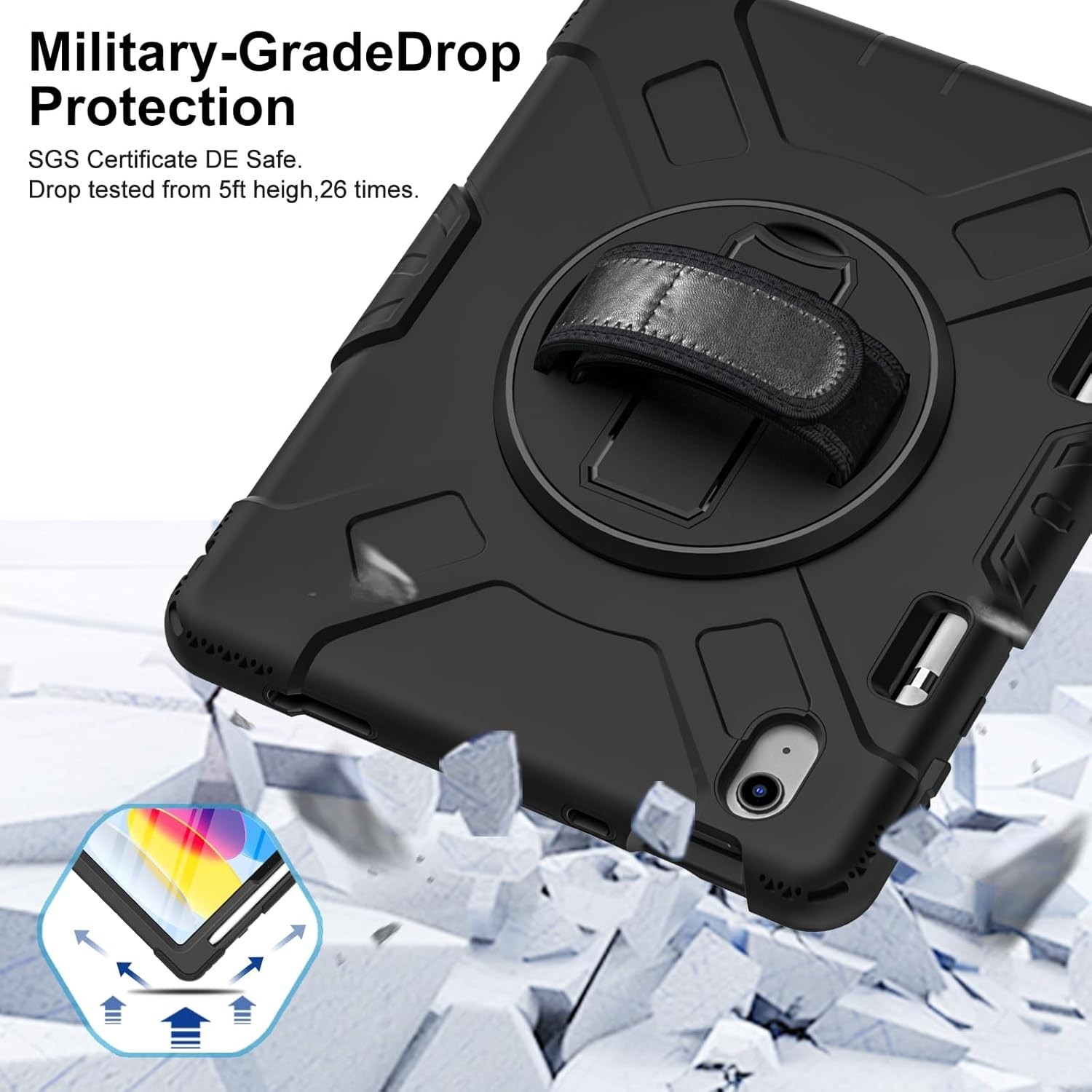 Heavy Duty Shockproof Case For iPad 10th Gen 10.9 in / 11th Gen 2025 (A16) 11 in