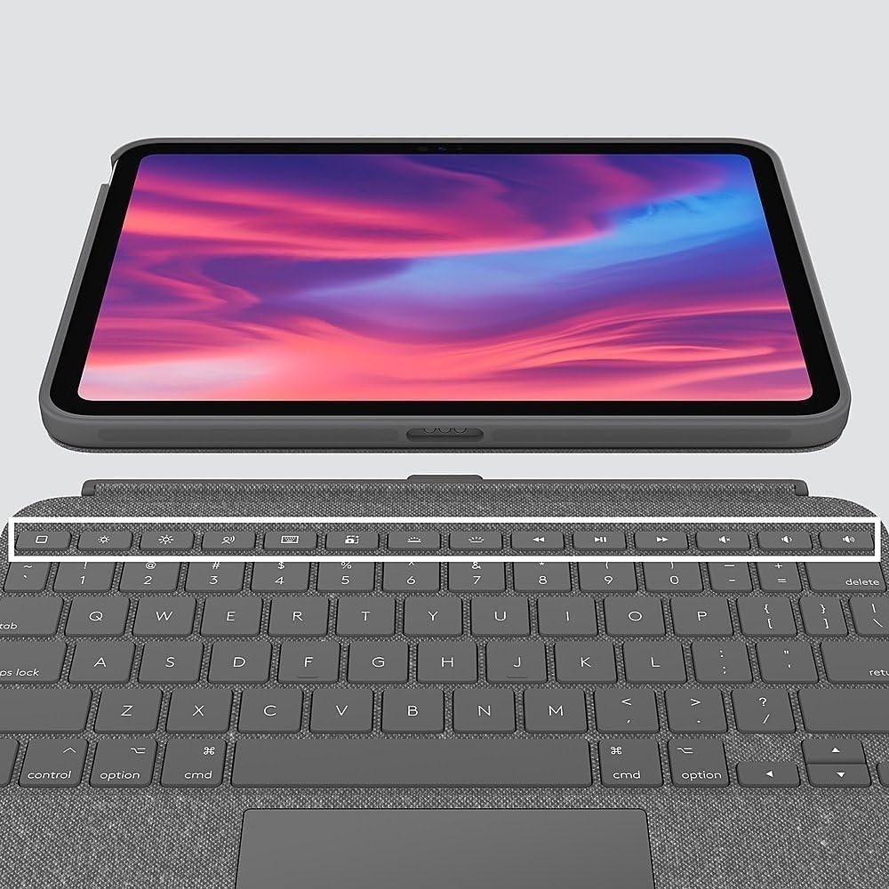 Logitech – Combo Touch Keyboard and Trackpad Case iPad (10th gen & A16) – Sand