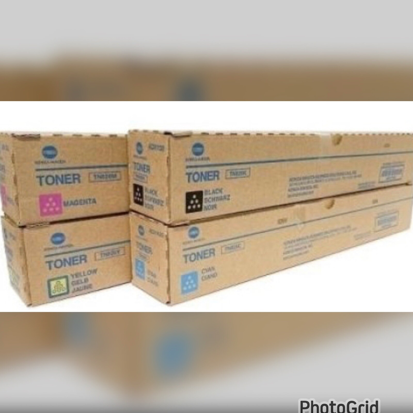 NEW Genuine Konica Minolta TN626 Toner Set (CMYK) Full Size OEM & Factory Sealed