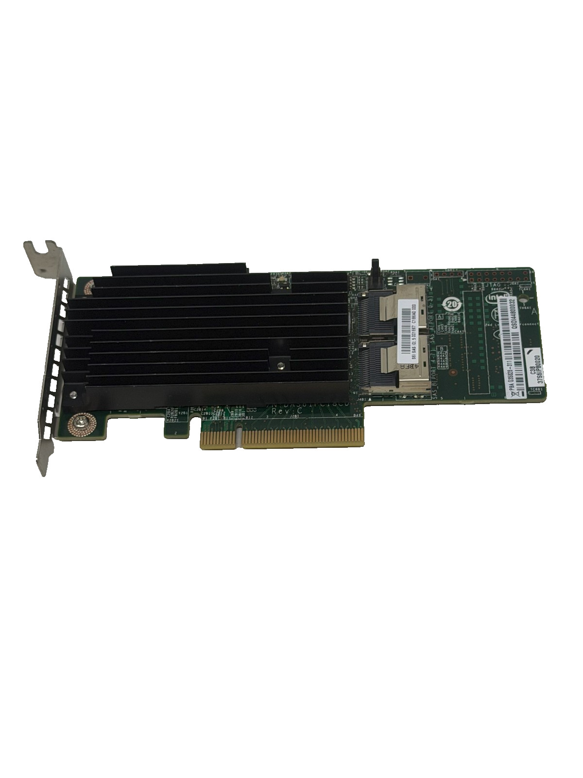 Intel Genuine 8-Lane 6Gbps SAS SATA PCIE x8 Internal Raid Card PBA G35828-311 LP