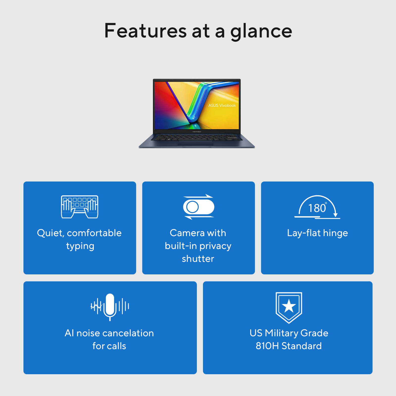 2026 ASUS Vivobook 14 FHD Laptop 13th Intel i5, 16GB RAM 512GB SSD, Pro Office
