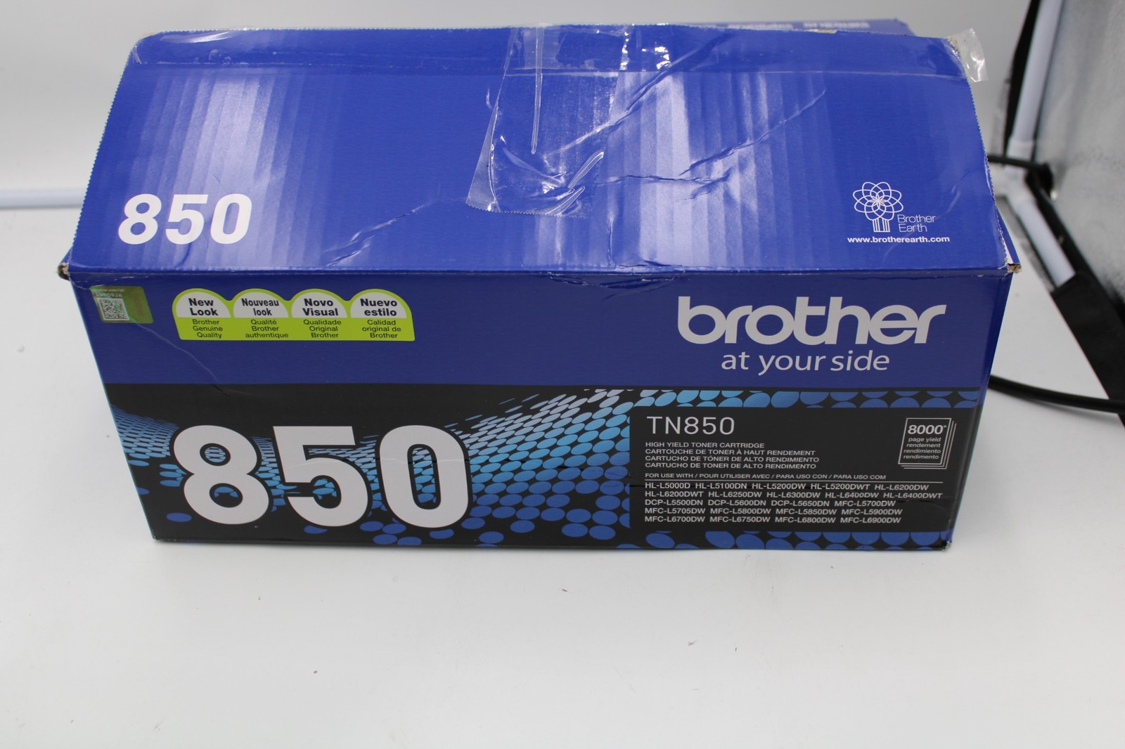 Brother TN850 TN-850 Black High Yield Toner new open box.
