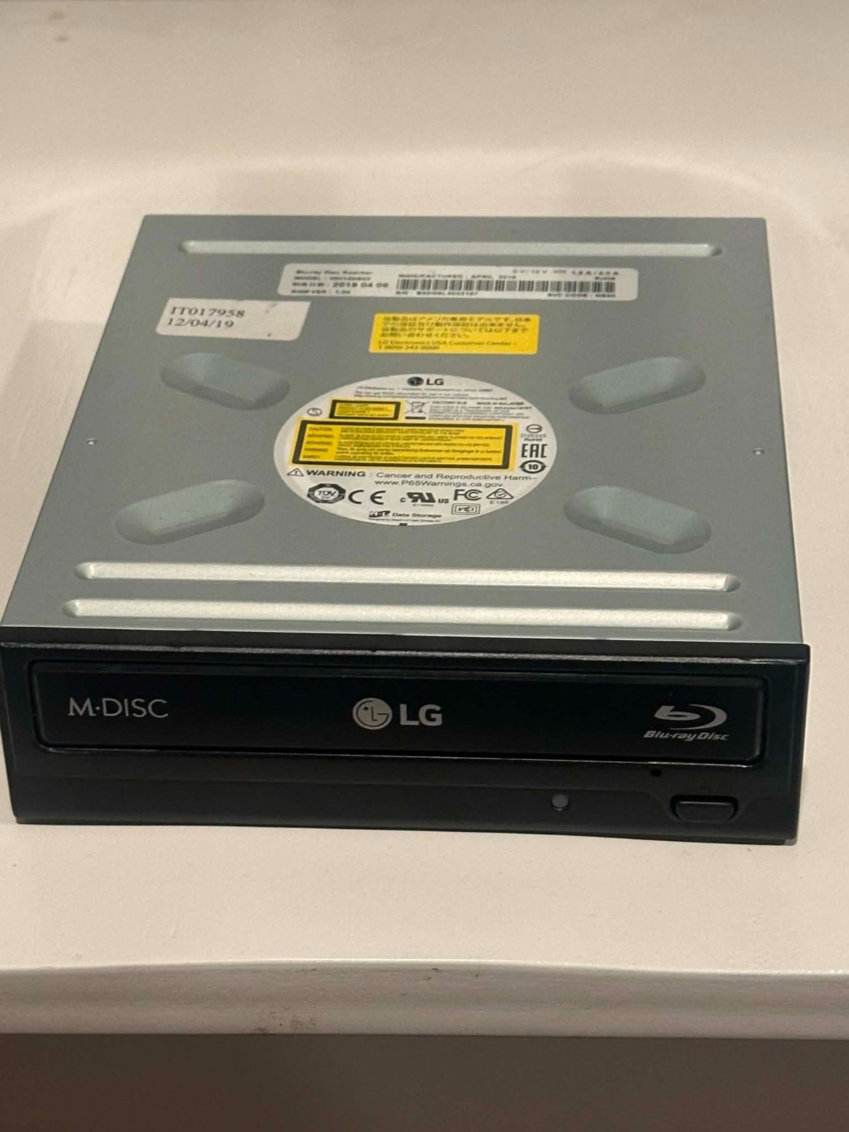 LG WH16NS60 UHD 4K Blu-ray Drive Crossflashed WH14NS40 FW 1.02 SATA BDXL