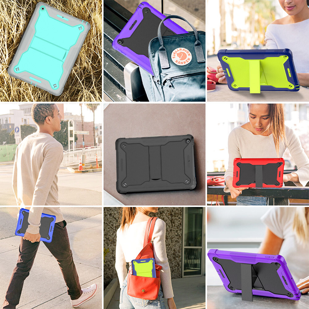 For iPad 10.2″ 5th/6th/7th/8th/pro 11″ 9.7″Kickstand Case Shockproof Back Cover