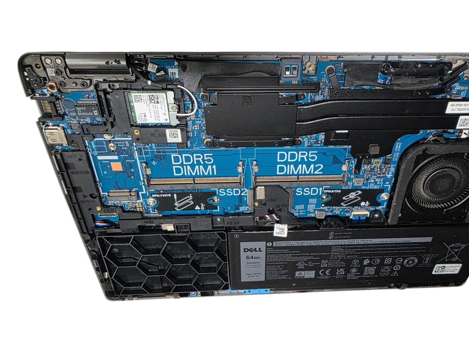 Dell Precision 3571 | CORE i7-12700H @ 2.30GHZ | NO RAM, NO SSD AS-IS FOR PARTS