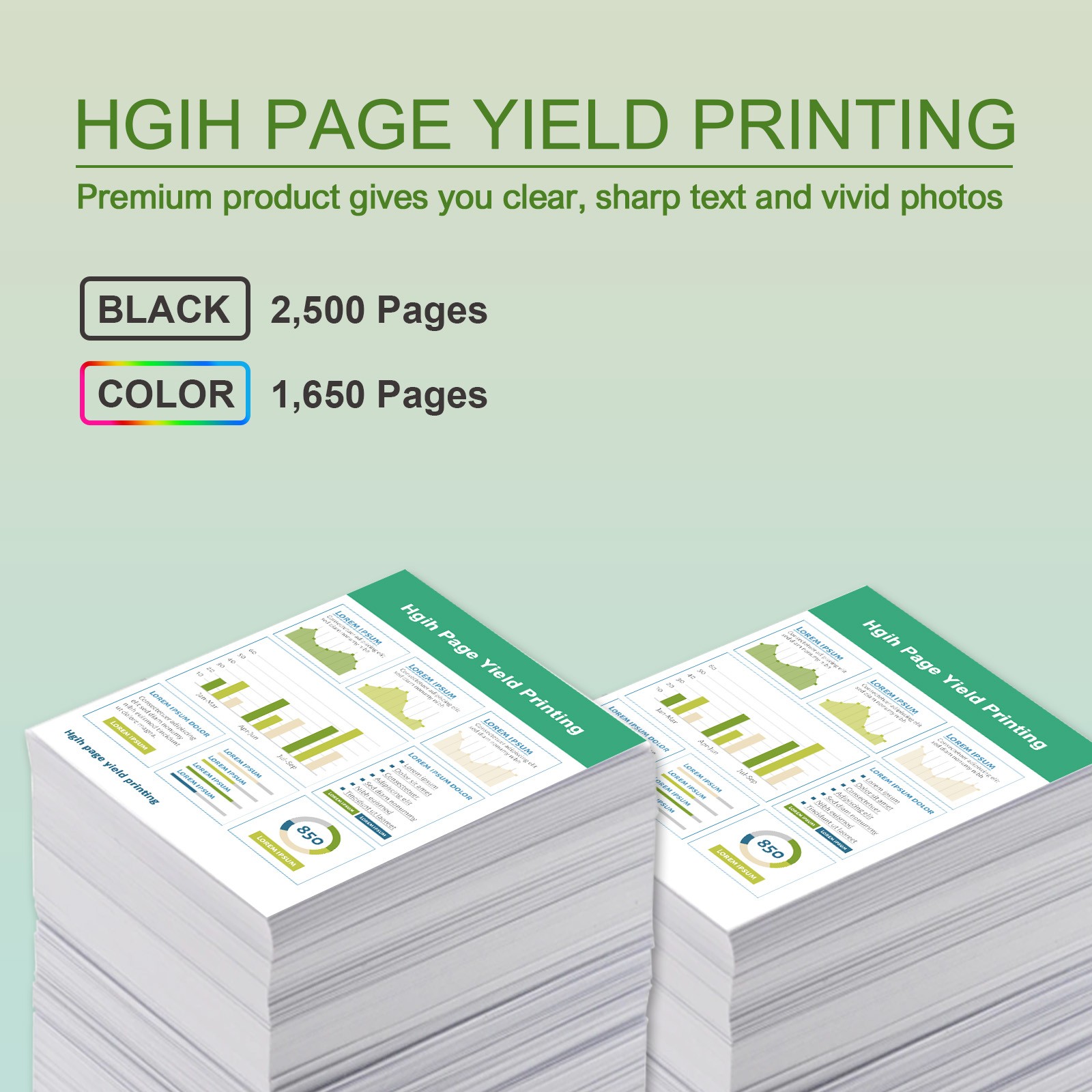 936e 936XL Ink Cartridges (with New Chip) for HP OfficeJet Pro 9125e 4pack