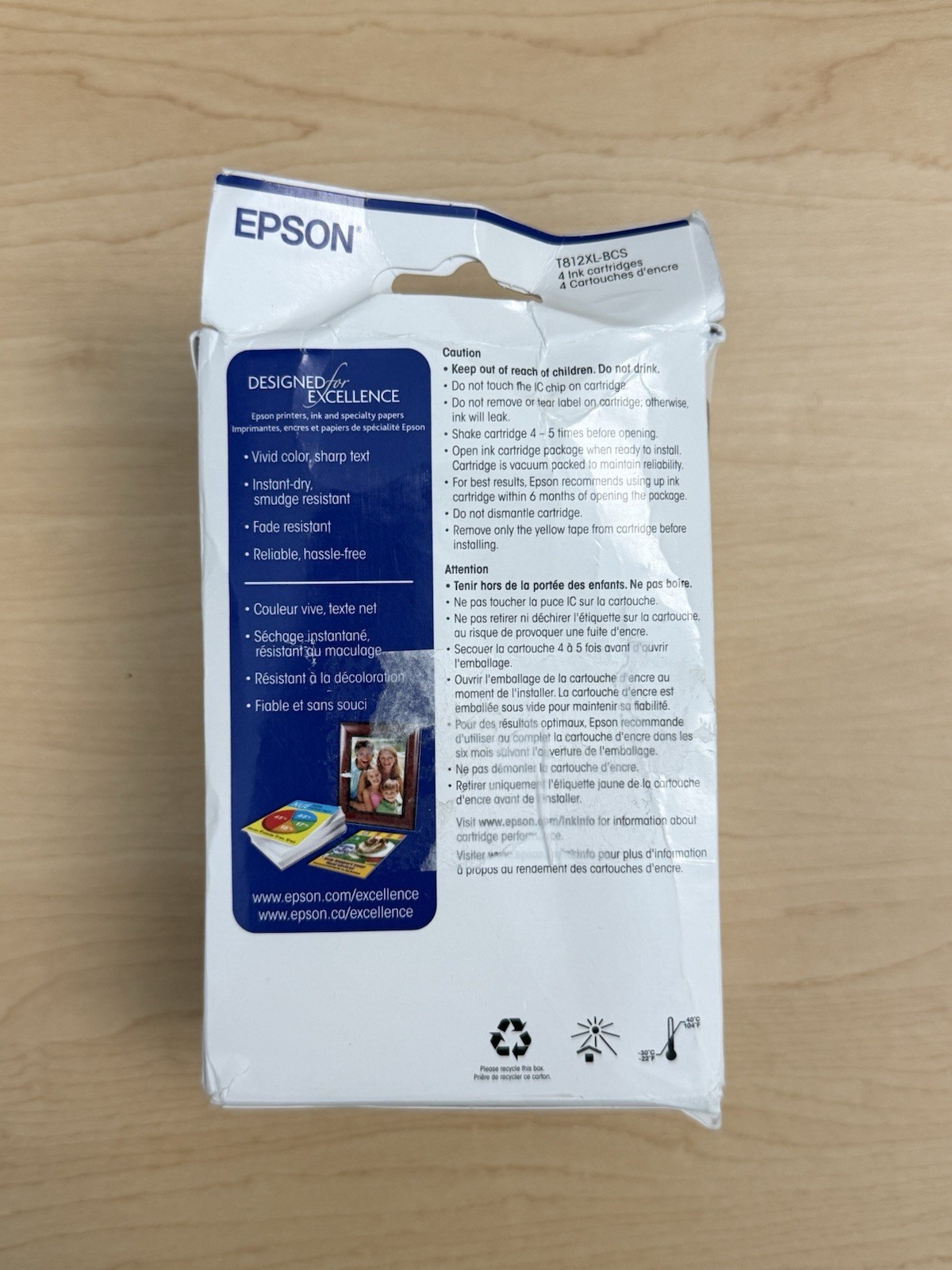 Epson Genuine 822XL Black 822 Color Ink Cartridges New Sealed EXP: 02/2029