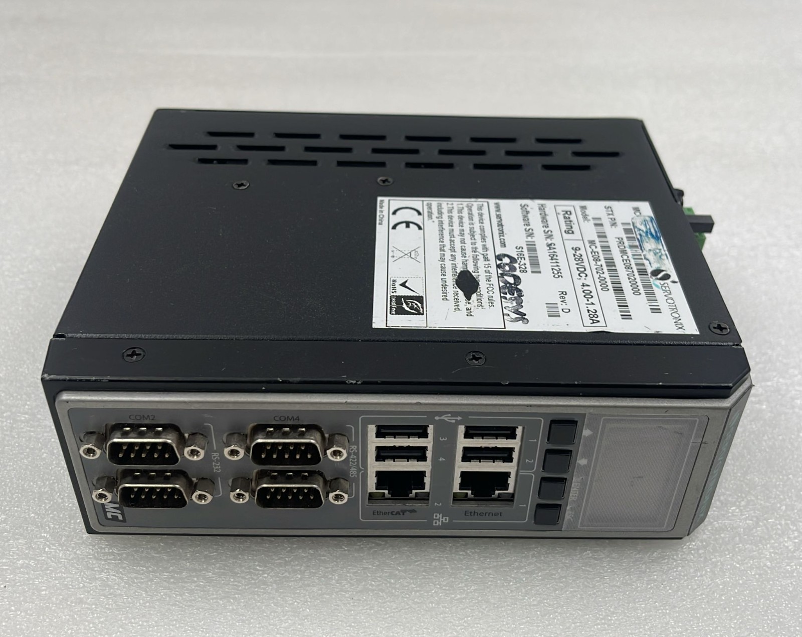 Servotronix MC-E08-702-0000 Motion Controller 9–28VDC 1.28A PRDMCE087020000