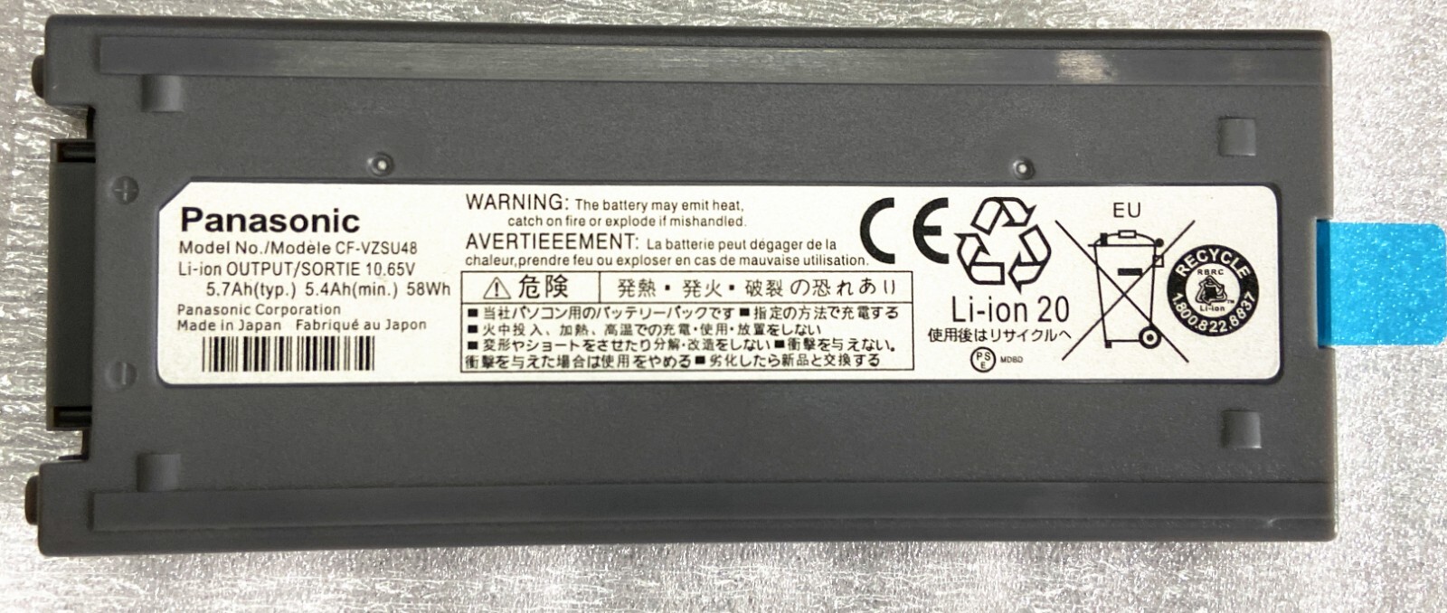 Genuine CF-VZSU48 Battery Panasonic Toughbook CF19 CF-19 MK5 MK6 MK7 MK8 Series