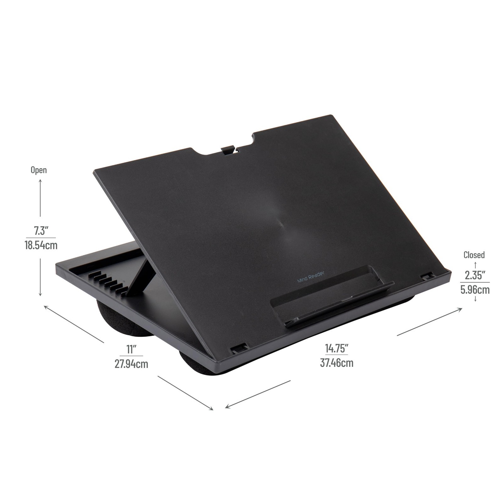 Laptop Cushion Desk Bed Pillow Cushioned Lap Tray Adjustable Stand 8 Position