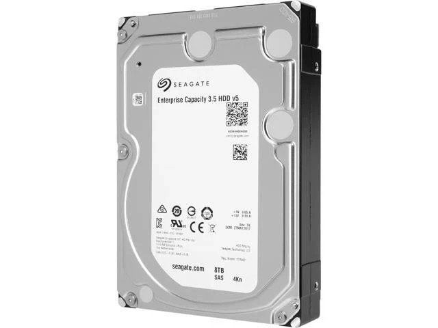 Seagate 8TB SAS 3.5″ HDD 7.2K RPM ST8000NM0065 Hard Drive 90-99% Health