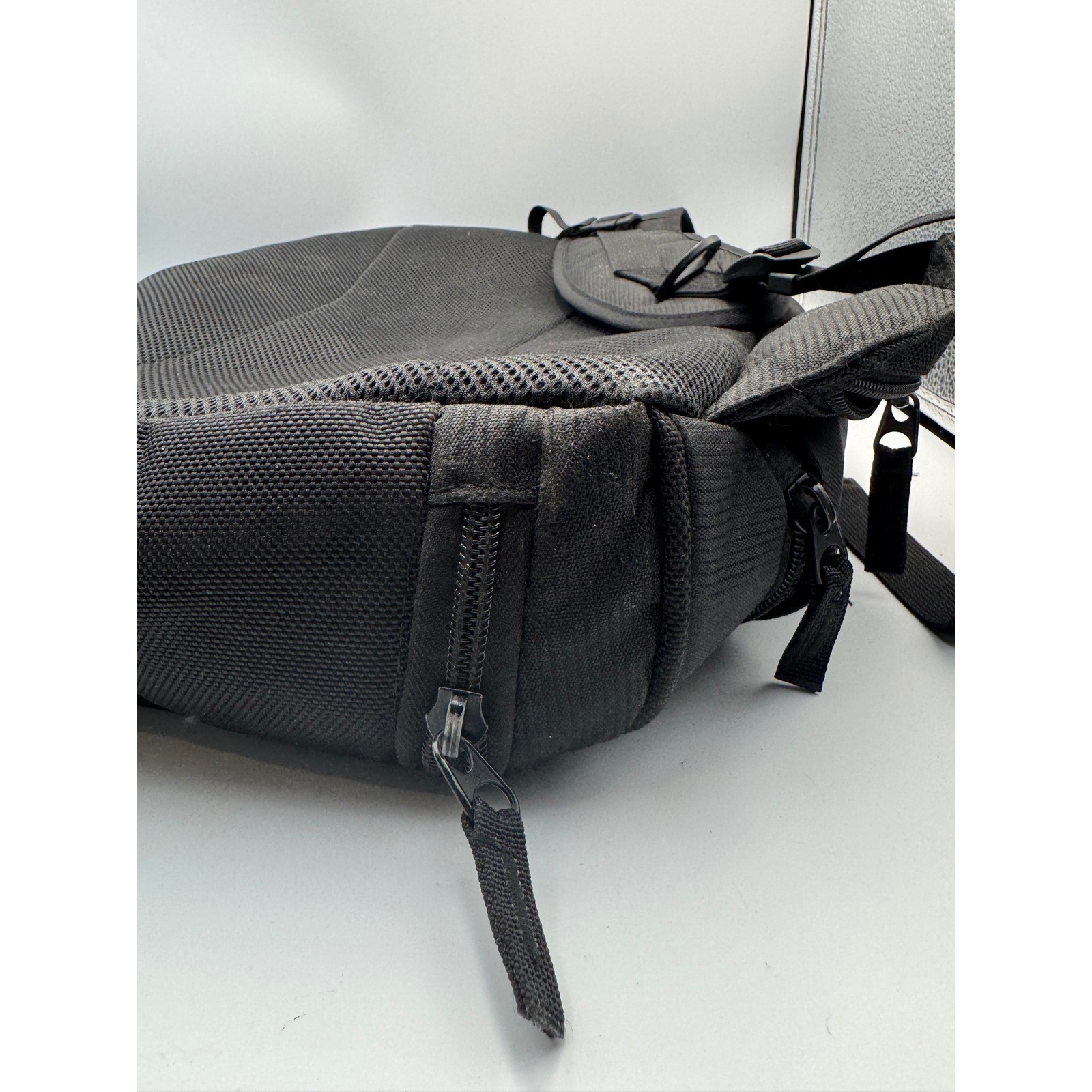 CODi Black Ballistic Nylon Laptop Backpack Tech Travel Bag Multi-Pocket Unisex