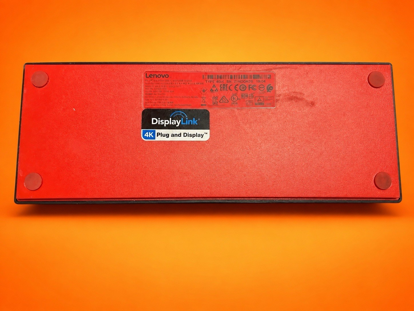 Lenovo ThinkPad Hybrid USB-C USB-A Dock 40AF 40AF0135US DisplayLink 4K
