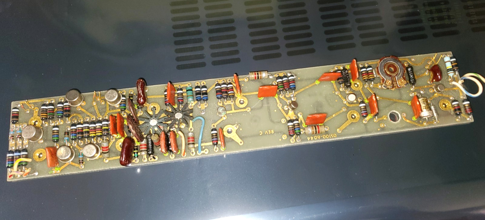 Hp vintage Gold Plated board with Parts 1980’s AS-IS for Art Free SHip (X7)
