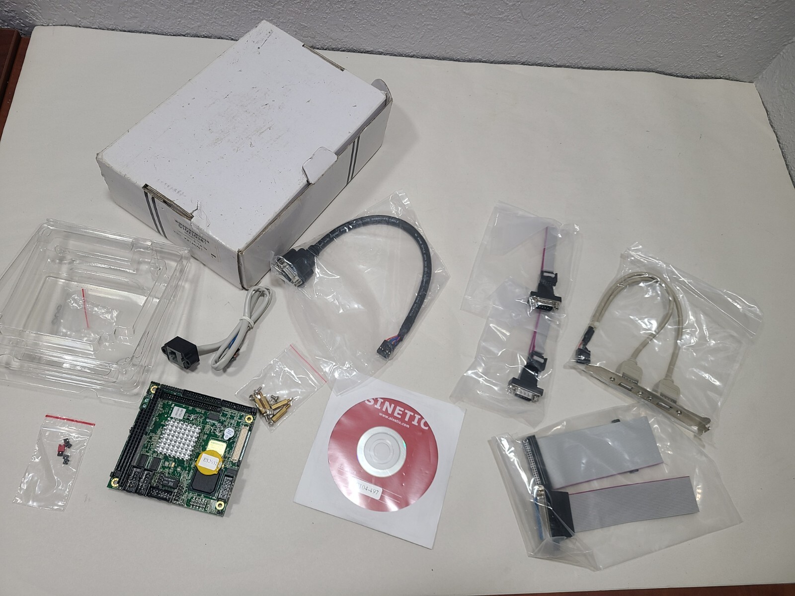 SINETIC PC/104-497 SBC 486DX-800MHz 128MB RAM Single Board Computer, NOS/open Bo