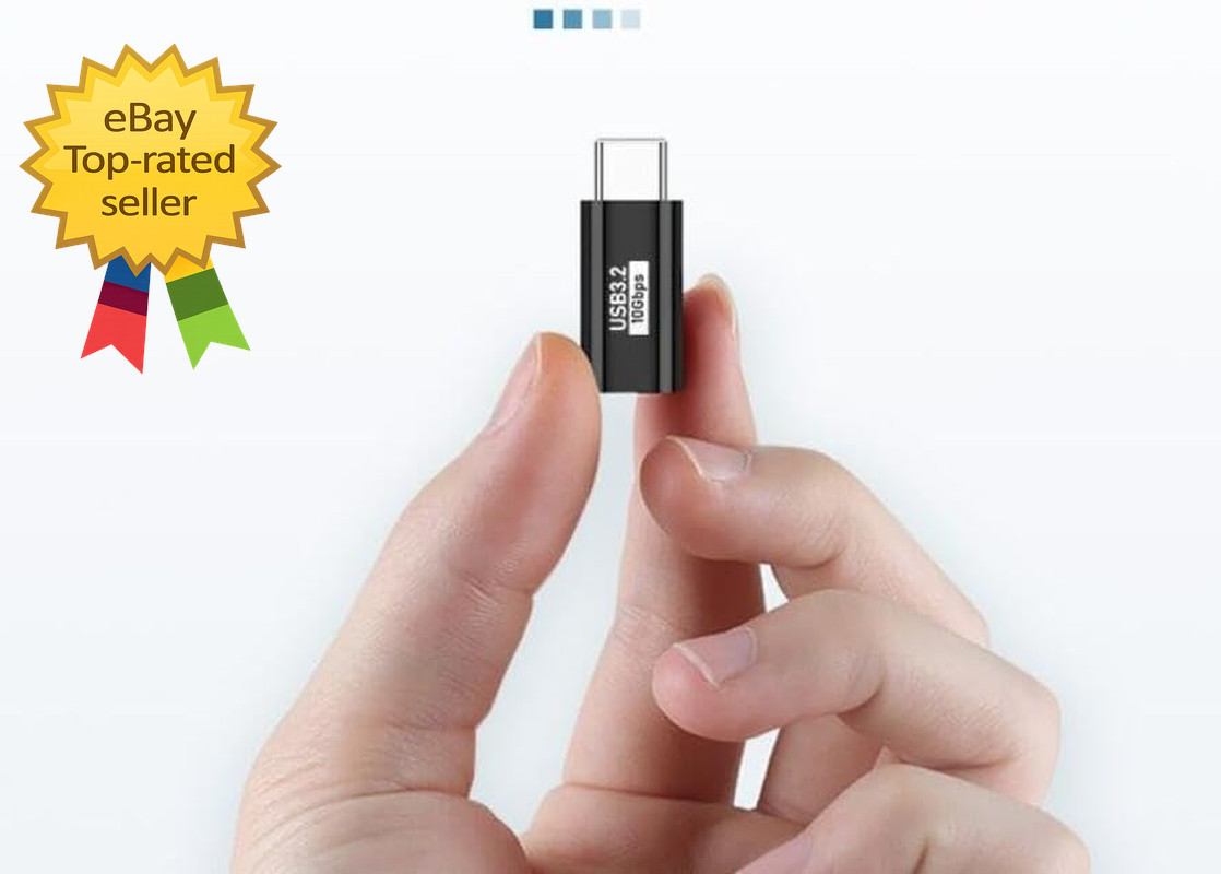 2 Pack USB C Extender USB C Port Cable Adapter Type C Male to USBC Female