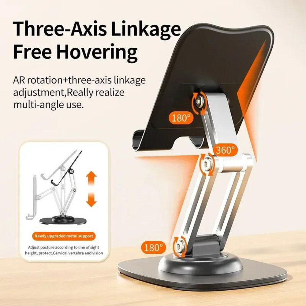 Adjustable Universal Tablet Stand Desk Holder Mount For iPad iPhone Smartphones